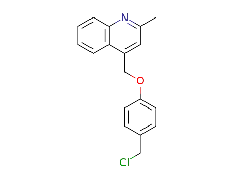4-[(2-methyl-4-quinolinyl)methoxy]benzyl chloride
