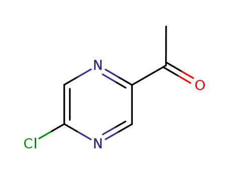 Molecular Structure of 160252-31-3 (5-Acetyl-2-chloropyrazine)