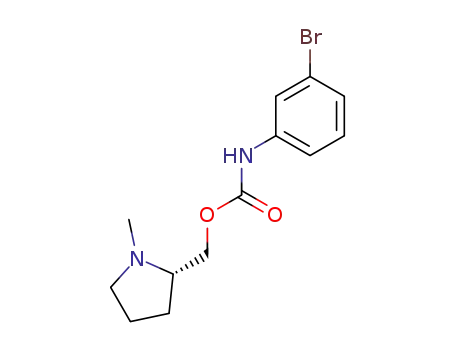 (3-bromophenyl)carbamic acid (S)-1-methylpyrrolidin-2-ylmethyl ester