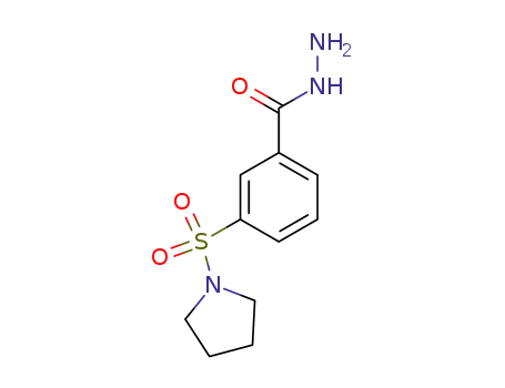 3-(pyrrolidin-1-ylsulfonyl)benzohydrazide