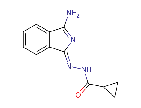 N'-(3-amino-1H-isoindol-1-ylidene)cyclopropanecarbohydrazide