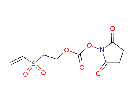 Molecular Structure of 918822-70-5 (Carbonic Acid 2,5-Dioxo-1-pyrrolidinyl 2-(Ethenylsulfonyl)ethyl Ester)