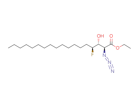 ethyl (2S,3R,4S)-2-azido-4-fluoro-3-hydroxyoctadecanoate