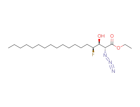 ethyl (2R,3S,4S)-2-azido-4-fluoro-3-hydroxyoctadecanoate