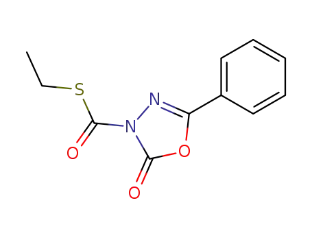 2-phenyl-4-(ethylthio)carbonyl-1,3,4-oxadiazol-5(4H)-one