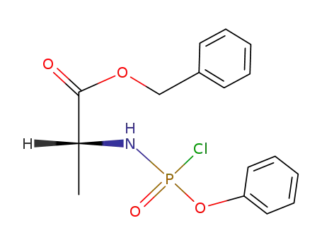 phenyl (benzyloxy-D-alaninyl)phosphorochloridate