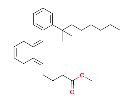 12-[2-(1,1-dimethylheptyl)phenyl]dodeca-5,8,11-trienoic acid methyl ester