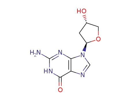 2-amino-1,9-dihydro-9-(tetrahydro-4-hydroxyfuran-2-yl)-(2R-trans)-6H-purin-6-one