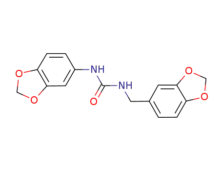 1-(3,4-methylenedioxyphenyl)-3-(3,4-methylenediobenzyl) urea
