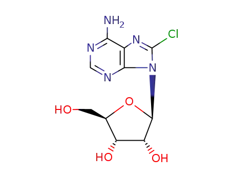 Molecular Structure of 34408-14-5 (8-CHLOROADENOSINE)
