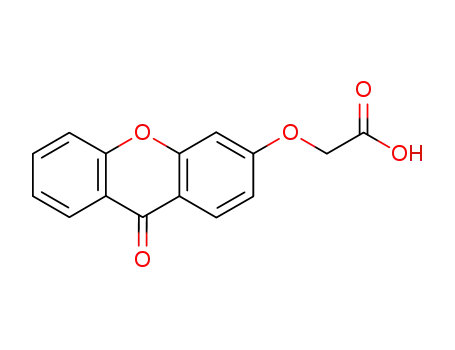 <(9-oxoxanthen-3-yl)oxy>acetic acid