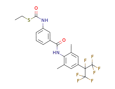 N-(2,6-dimethyl-4-heptafluoroisopropyl)phenyl-3-(ethylthiocarbonylamino)benzamide