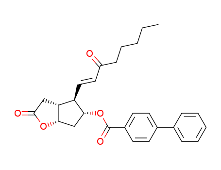 [1,1'-Biphenyl]-4-carboxylic acid (3aR,4R,5R,6aS)-hexahydro-2-oxo-4-[(1E)-3-oxo-1-octenyl]-2H-cyclopenta[b]furan-5-yl ester