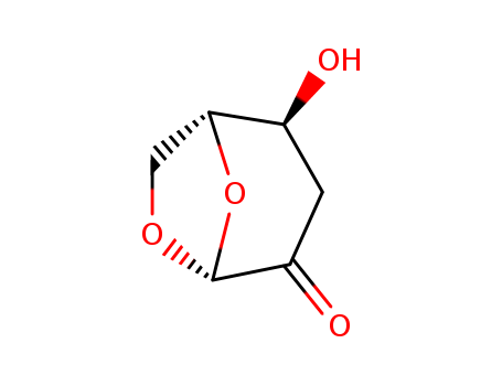 .beta.-D-erythro-Hexopyranos-2-ulose, 1,6-anhydro-3-deoxy-