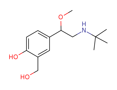 4-(2-(tert-butylamino)-1-methoxyethyl)-2-(hydroxymethyl)phenol