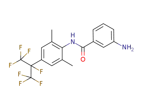 3-amino-N-(2,6-dimethyl-4-(perfluoropropan-2-yl)phenyl)benzamide