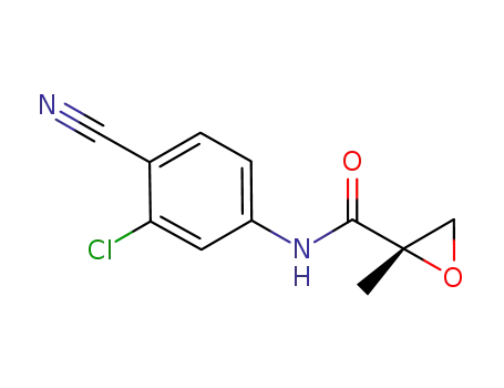 (S)-N-(3-chloro-4-cyanophenyl)-2-methyloxirane-2-carboxamide