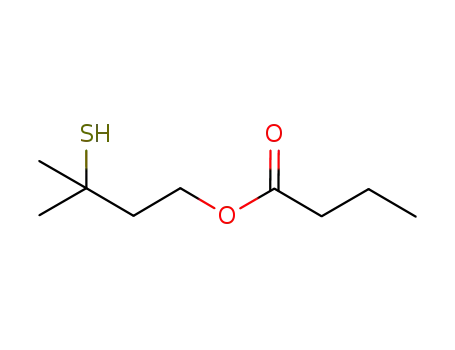 3-methyl-3-sulfanylbutyl butanoate
