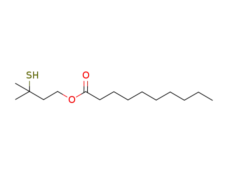 3-methyl-3-sulfanylbutyl decanoate