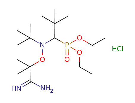2-methyl-2-[N-tert-butyl-N-(1-diethoxyphosphoryl-2,2-dimethylpropyl)aminoxy]propinamidine hydrochloride