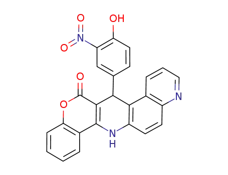 14-(4-hydroxy-3-nitrophenyl)-7H-chromeno[3,4-b][4,7]phenanthrolin-13(14H)-one
