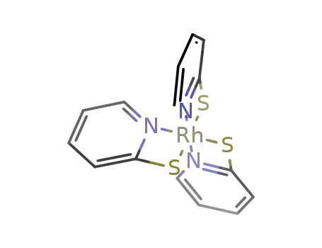 mer-tris(1H-pyridine-2-thionato-N,S)rhodium(III)