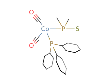 oligomeric dicarbonyl(μ-dimethylthiophosphinito-P,S)(tricyclohexylphosphane)cobalt(I)