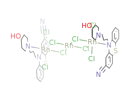 rhodium (II,III) (propericiazine)2 Cl8
