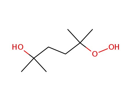 Molecular Structure of 99233-61-1 (2-Hexanol, 5-hydroperoxy-2,5-dimethyl-)