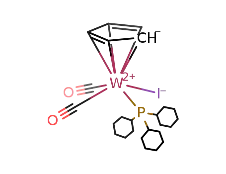 (η(5)-cyclopentadienyl)W(CO)2(PCy3)I