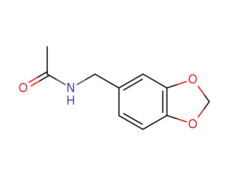 Molecular Structure of 59682-83-6 (N-(1,3-benzodioxol-5-ylmethyl)acetamide)