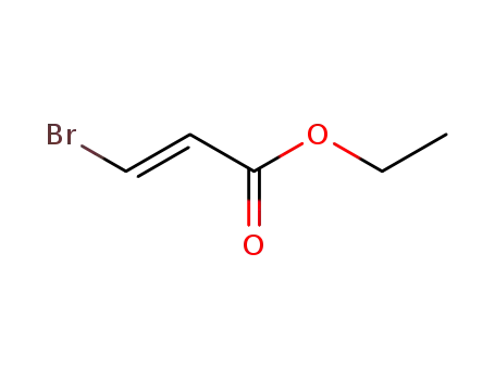 Molecular Structure of 31930-35-5 (2-Propenoic acid, 3-bromo-, ethyl ester, (2E)-)