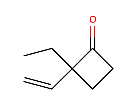 Molecular Structure of 58016-17-4 (Cyclobutanone, 2-ethenyl-2-ethyl-)