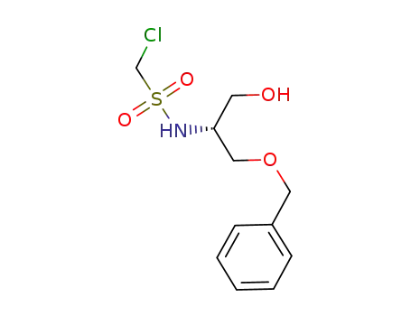 (1R)-N-[(2-benzyloxy)-1-(hydroxymethyl)ethyl]chloromethane sulphonamide