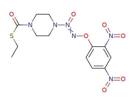 O2-(2,4-dinitrophenyl) 1-[4-(ethylmercaptocarbonyl)piperazin-1-yl]diazen-1-ium-1,2-diolate