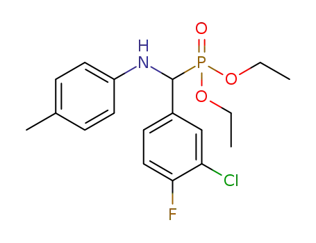 diethyl (3-chloro-4-fluorophenyl)(p-tolylamino)methylphosphonate