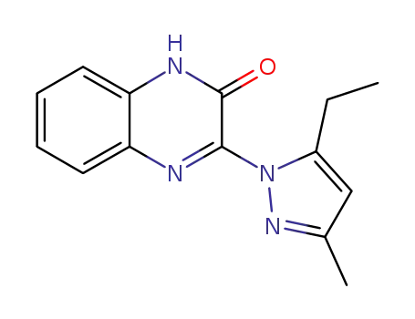 3-(5-ethyl-3-methylpyrazol-1yl)quinoxalin-2(1H)-one