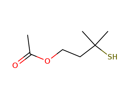 1-Butanol,3-mercapto-3-methyl-, 1-acetate