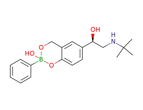 (R)-4-(2-(tert-butylamino)-1-hydroxyethyl)-2-(hydroxymethyl)phenyl hydrogen phenylboronate