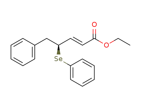 (S)-ethyl 5-phenyl-4-phenylselenylpent-2-(E)-enoate