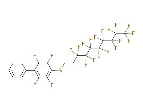 2,3,5,6-tetrafluoro-4-[(3,3,4,4,5,5,6,6,7,7,8,8,9,9,10,10,10-heptadecafluorodec-1-yl)sulfanyl]biphenyl