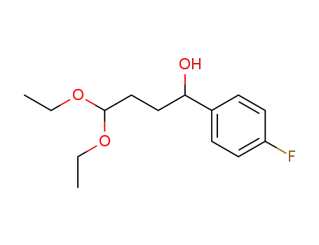 4,4-diethoxy-1-(4-fluorophenyl)butan-1-ol