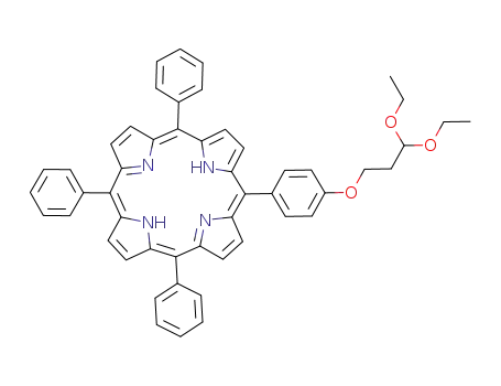5-[4-(oxy 3-propionaldehyde diethyl acetal)phenyl]-10,15,20-triphenyl-porphyrin