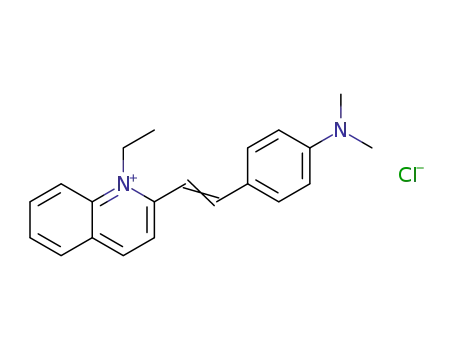 2-[2-[4-(dimethylamino)phenyl]ethenyl]-1-ethylquinolinium chloride