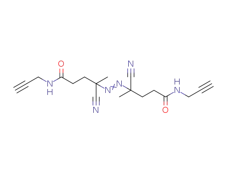 4-cyano-4-(1-cyano-3-ethynylcarbamoyl-1-methylpropylazo)-N-ethynyl-4-methylbutyramide