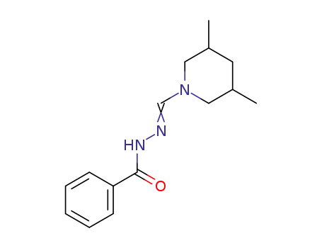N'-[(3,5-dimethylpiperidin-1-yl)methylidene]benzohydrazide