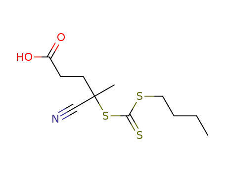 4(((butylthio)carbonthioyl)thio)-4-cyanopentanoic acid