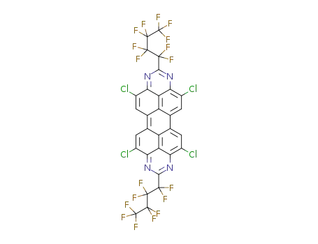 2,9-bis(nonafluorobutyl)-4,7,11,14-tetrachloro-1,3,8,10-tetraazaperopyrene