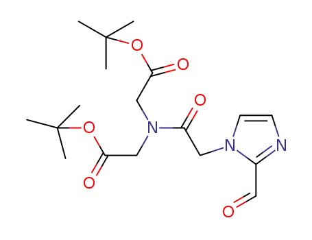 tert-butyl 2,2′-(2-(2-formyl-1H-imidazol-1-yl)-acetylazanediyl)diacetate