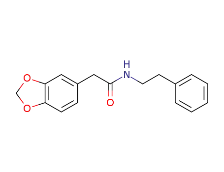 2-(2H-1,3-benzodioxol-5-yl)-N-(2-phenylethyl)acetamide